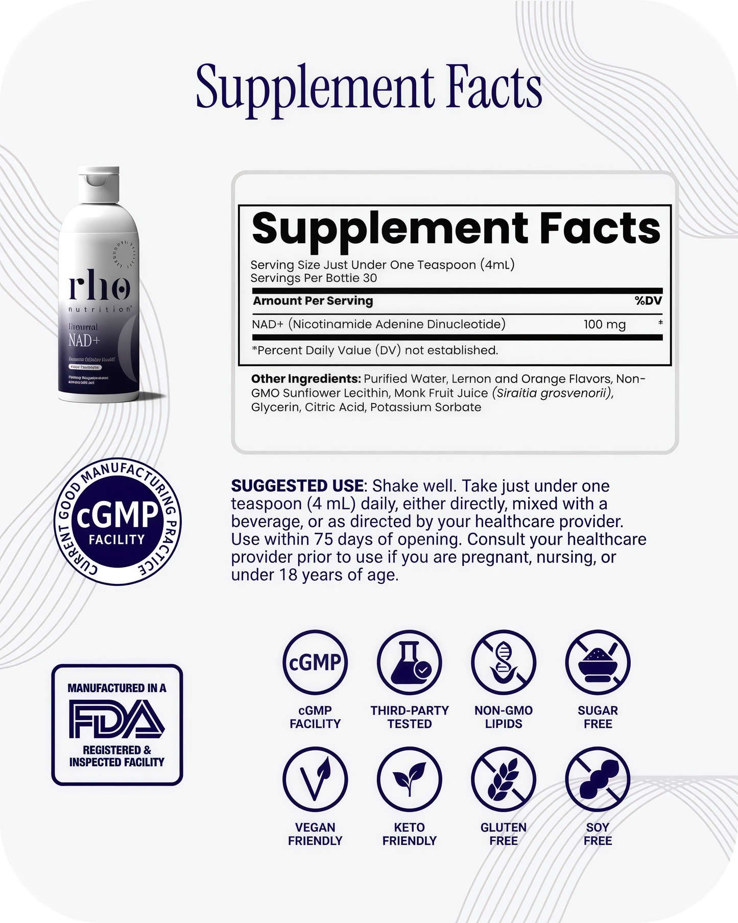 Liposomal NAD+
