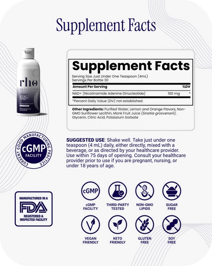 Liposomal NAD+